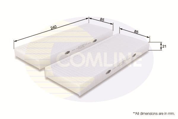 Filtru, aer habitaclu COMLINE EKF389-2