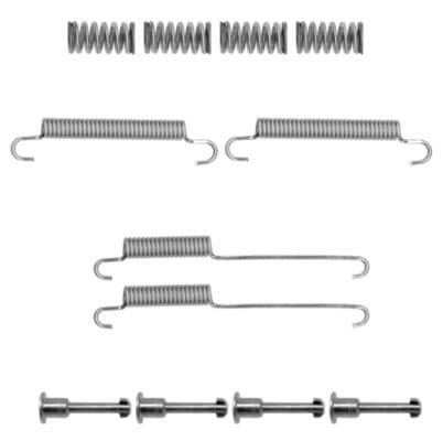 set accesorii, saboti frana parcare TEXTAR 97036500