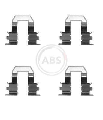 Set accesorii, placute frana ABS 1255Q