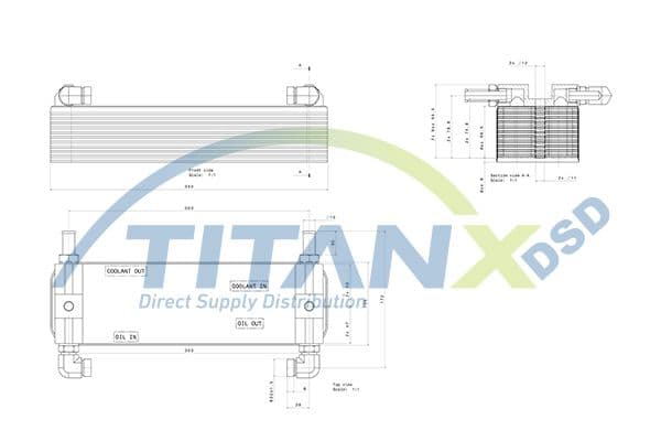 Radiator racire ulei, cutie de viteze automata TITANX OX129008