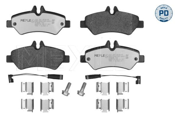 set placute frana,frana disc MEYLE -PD: Advanced performance and design. 025 291 9019/PD