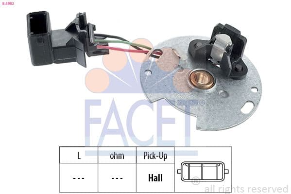 senzor,impulsuri aprindere FACET Made in Italy - OE Equivalent 8.4982