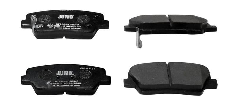 set placute frana,frana disc JURID 572639J