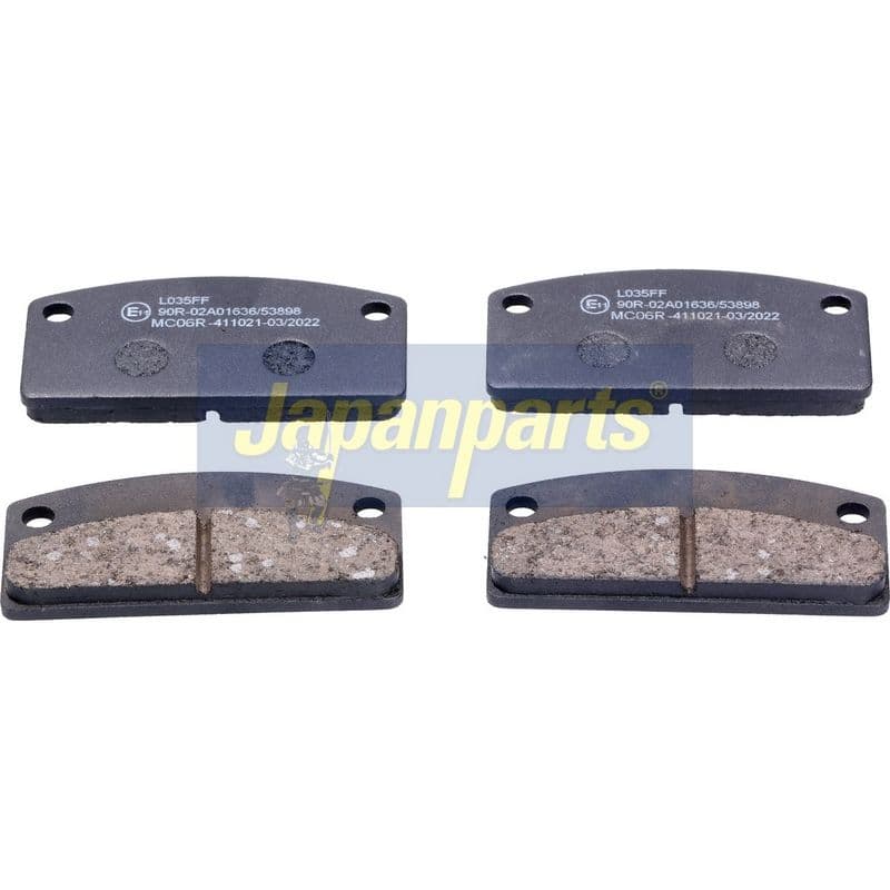 set placute frana,frana disc JAPANPARTS PP-MC06