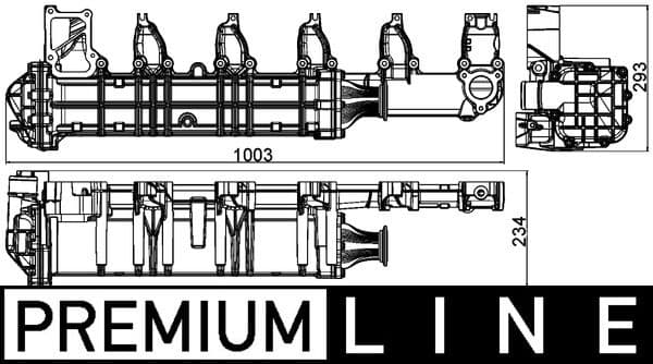 Radiator, recirculare gaze de esapament MAHLE BEHR *** PREMIUM LINE *** CE 13 000P