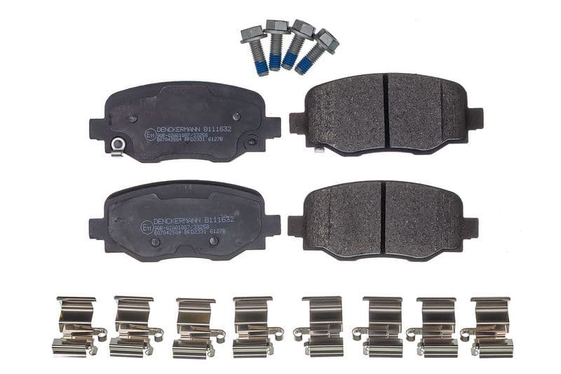 set placute frana,frana disc DENCKERMANN B111632