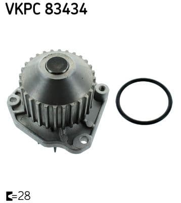 Pompă de apă, răcire motor SKF VKPC 83434