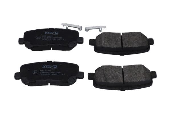 set placute frana,frana disc KAVO PARTS KBP-10251