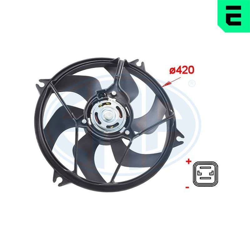 Ventilator, radiator ERA 352042