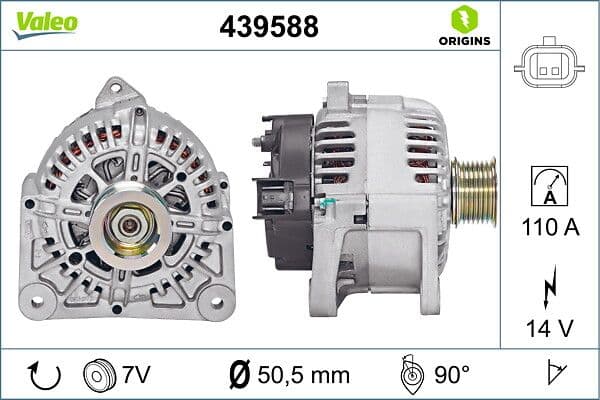 Generator / Alternator VALEO 439588