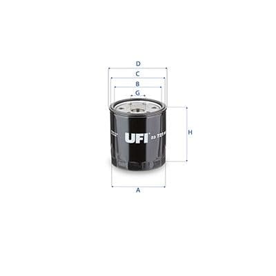 Filtru ulei UFI 23.721.00
