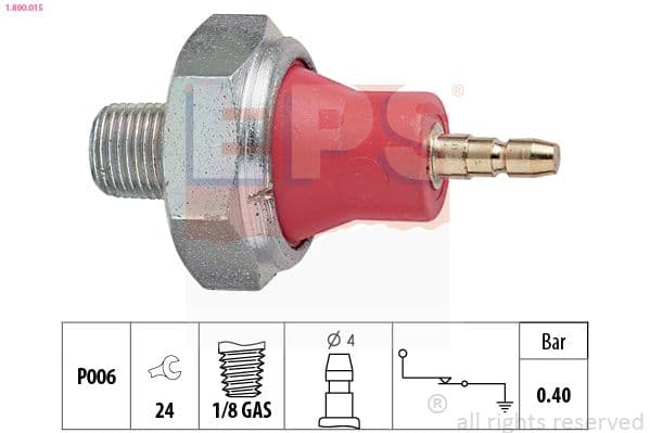 Senzor presiune ulei EPS Made in Italy - OE Equivalent 1.800.015