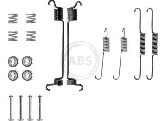 Set accesorii, sabot de frana ABS 0741Q