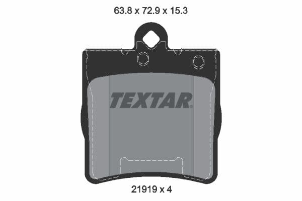 set placute frana,frana disc TEXTAR Q+ 2191901