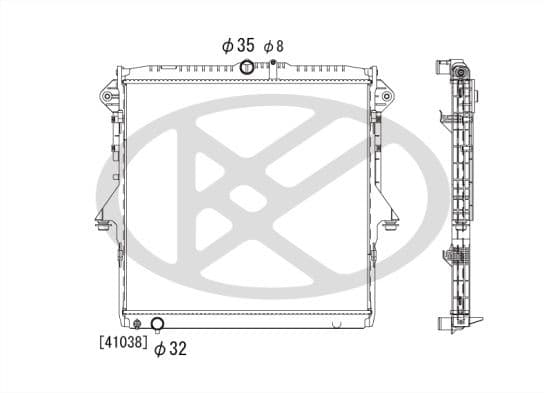 Radiator, racire motor KOYORAD PL322811
