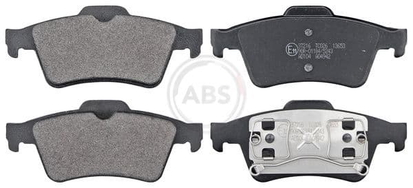 set placute frana,frana disc ABS 37216