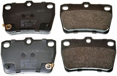 set placute frana,frana disc DENCKERMANN B111166