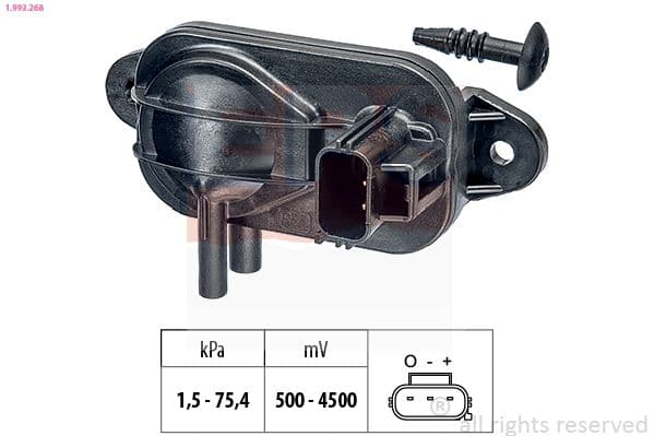 senzor presiune aer EPS Made in Italy - OE Equivalent 1.993.268