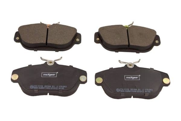 set placute frana,frana disc MAXGEAR 19-1115