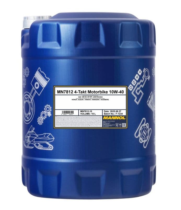 ulei de motor SCT - MANNOL Mannol 7812 4-Takt Motorbike 10W-40 MN7812-10