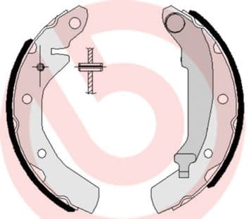 Set saboti frana BREMBO ESSENTIAL LINE S 15 501