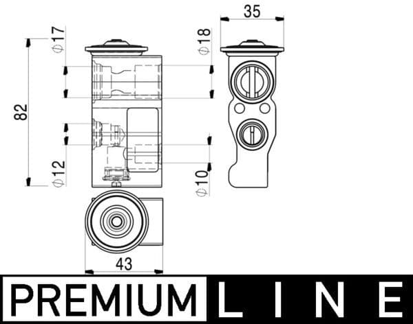 Supapa expansiune, clima MAHLE BEHR *** PREMIUM LINE *** AVE 2 000P