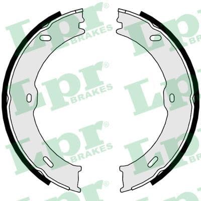 Set saboti frana, frana de mana LPR 09710