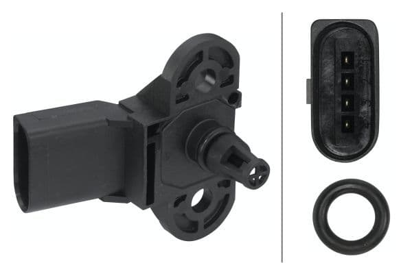 senzor,presiune supraalimentare HELLA 6PP 009 400-541