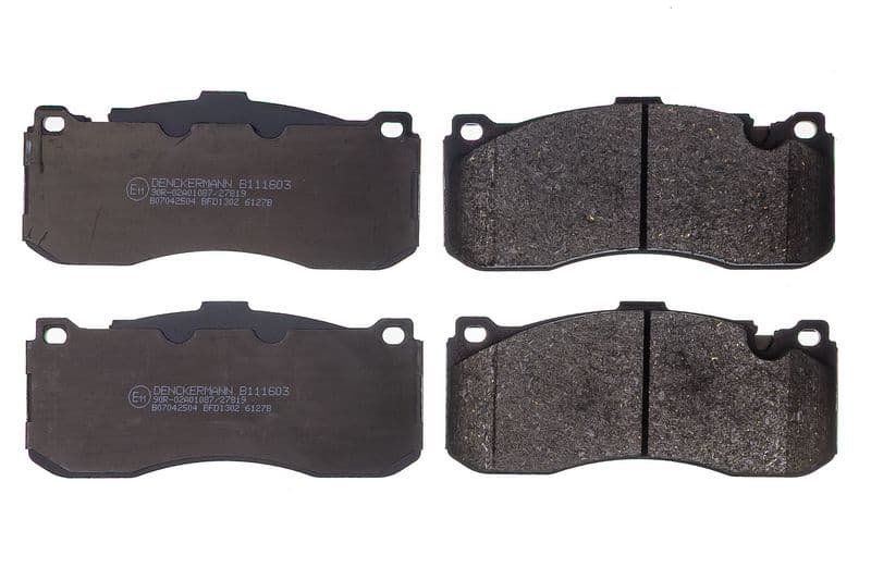 set placute frana,frana disc DENCKERMANN B111603