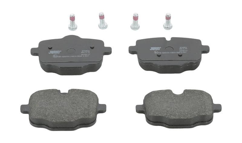 set placute frana,frana disc JURID 573353J