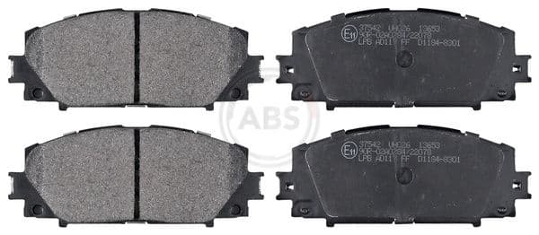 set placute frana,frana disc ABS 37542