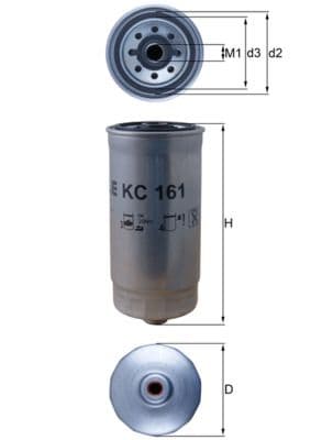 filtru combustibil MAHLE KC 161