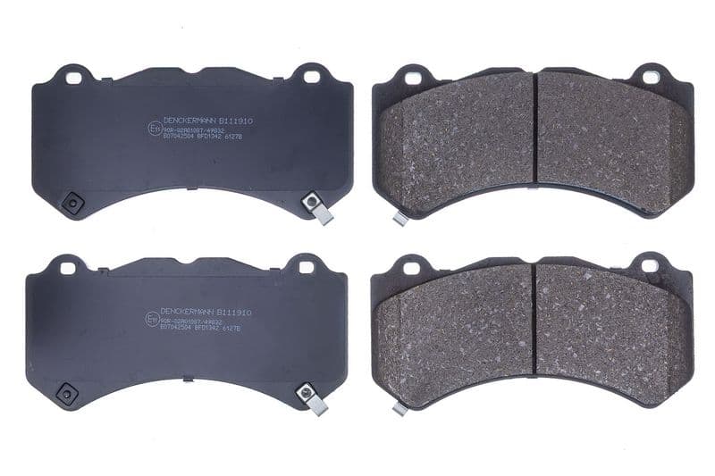 set placute frana,frana disc DENCKERMANN B111910