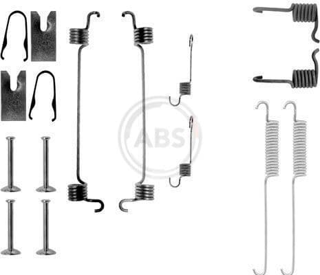Set accesorii, sabot de frana ABS 0749Q