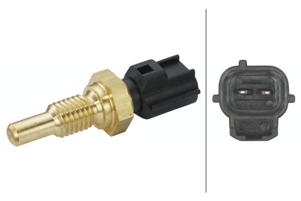 senzor,temperatura lichid de racire HELLA 6PT 009 309-411