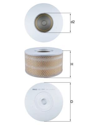 Filtru aer MAHLE LX 1641