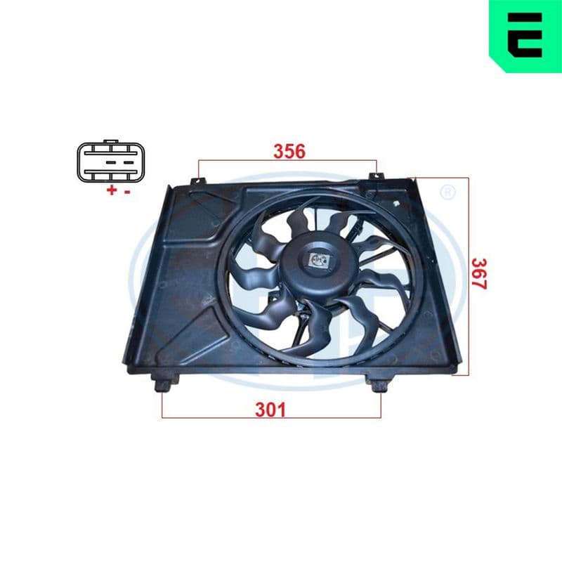 Ventilator, radiator ERA 352145
