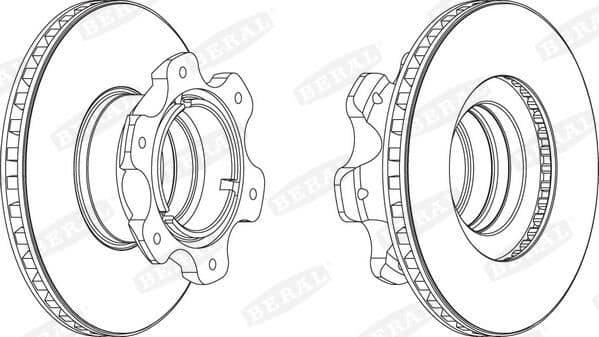 Disc frana BERAL BCR209A