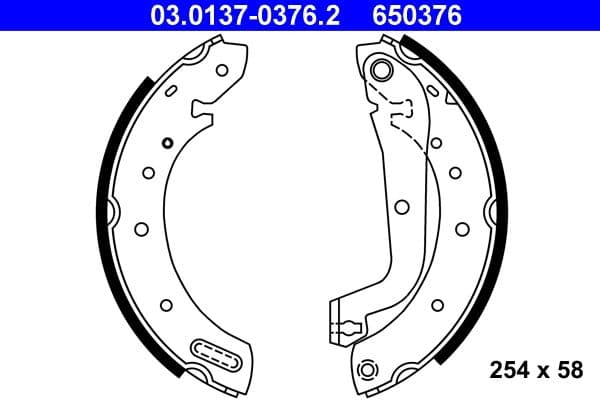 Set saboti frana ATE 03.0137-0376.2