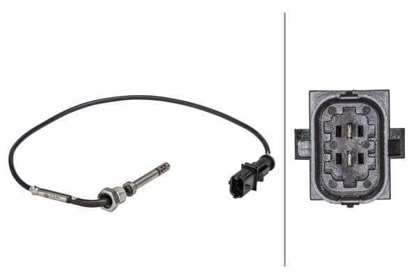 Senzor, temperatura gaze evacuare HELLA 6PT 358 181-041