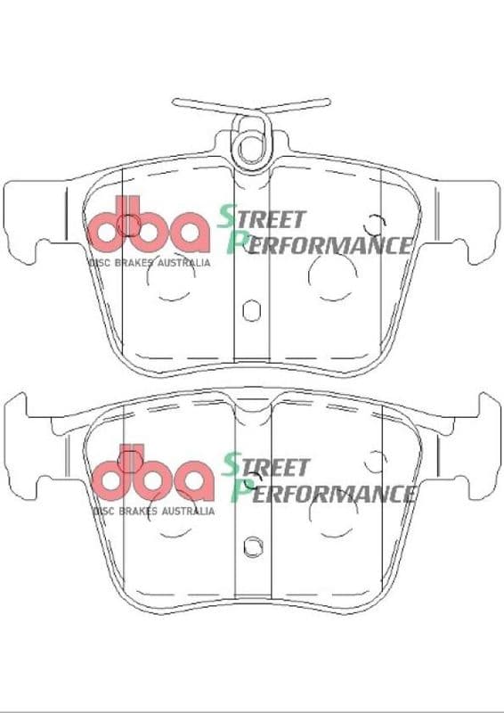 Set placute frana de performanta DBA DB2415SP