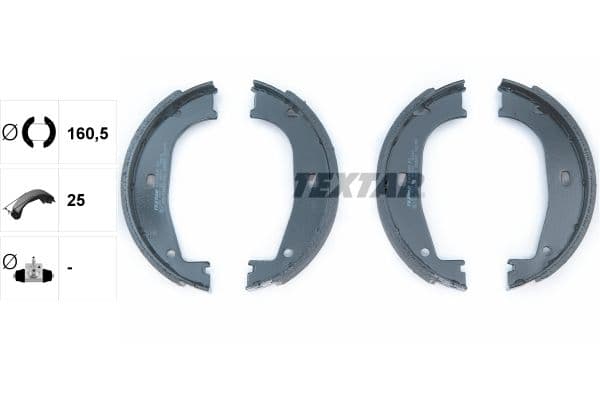 Set saboti frana, frana de mana TEXTAR 91045500
