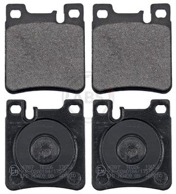 set placute frana,frana disc ABS 36787