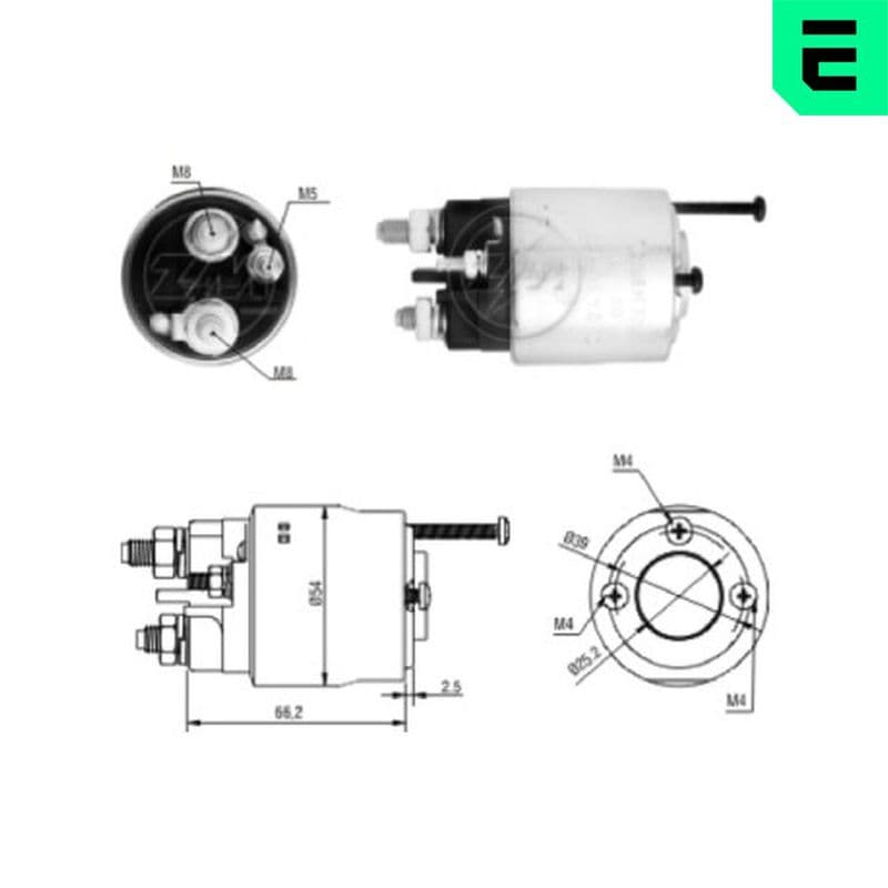 Solenoid, electromotor ERA ZM2496