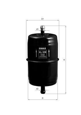 filtru combustibil MAHLE KL 558