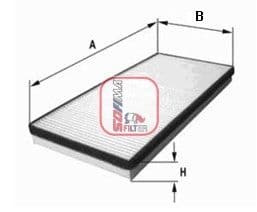 Filtru, aer habitaclu SOFIMA S 3221 C