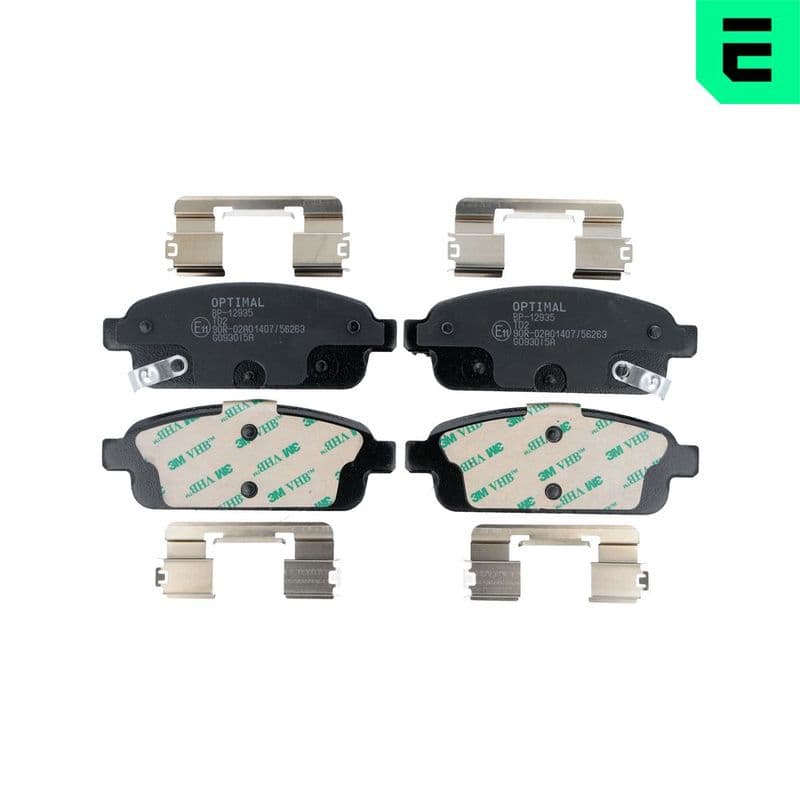 set placute frana,frana disc OPTIMAL BP-12935