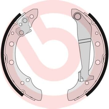 Set saboti frana BREMBO ESSENTIAL LINE S 85 508
