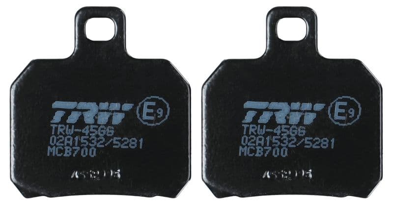 set placute frana,frana disc TRW Organic Allround MCB700