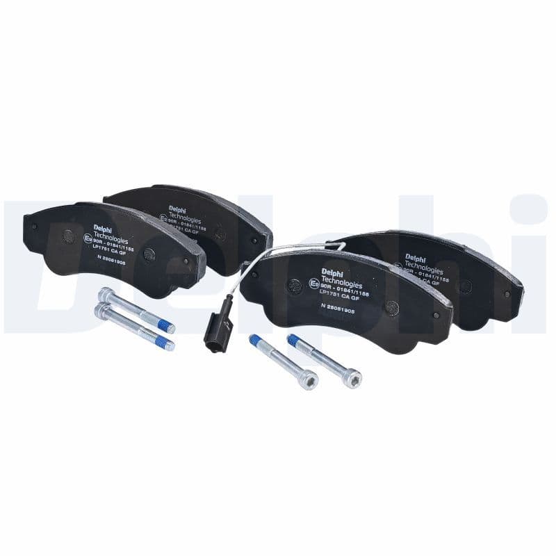 set placute frana,frana disc DELPHI LP1751